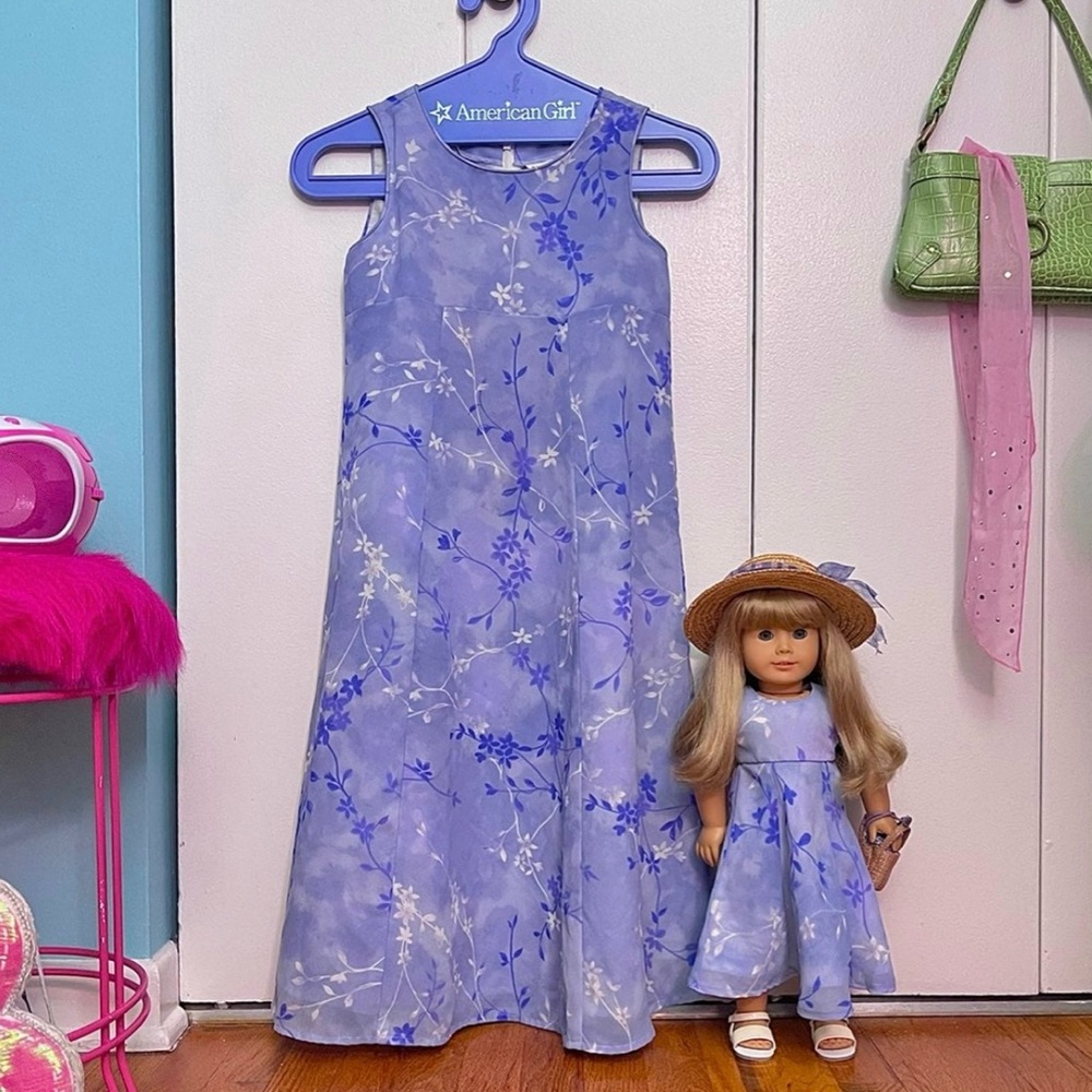 American Girl Periwinkle outfit Dress